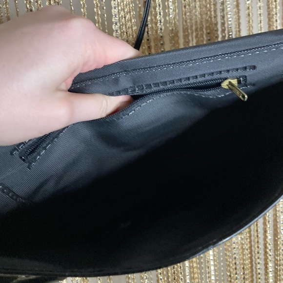 Vintage patent leather oversized clutch envelope purse handbag - Picture 6 of 6